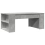 Engineered wood gray concrete coffee table 102x55x42 cm by , Coffee table - Ref: Foro24-831856, Price: 57,63 €, Discount: %