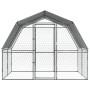 Jaulas perros con techo puerta 2 uds acero galvanizado plateado de , Casetas para perros - Ref: Foro24-3294909, Precio: 250,2...
