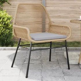 Garden armchairs with cushions 2 units synthetic brown rattan by , Garden chairs - Ref: Foro24-369096, Price: 145,35 €, Disco...