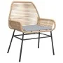 Gartensofas mit Kissen 2 Stück Kunststoff-Rattan braun von , Gartenstühle - Ref: Foro24-369096, Preis: 128,09 €, Rabatt: %