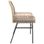 Gartensofas mit Kissen 2 Stück Kunststoff-Rattan braun von , Gartenstühle - Ref: Foro24-369096, Preis: 128,09 €, Rabatt: %