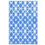 Blau-weißer PP-Outdoor-Teppich 160x230 cm von vidaXL, Outdoor-Protektoren - Ref: Foro24-310446, Preis: 34,74 €, Rabatt: %