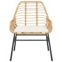 Sillones de jardín con cojines 2 uds ratán sintético marrón de , Sillas de jardín - Ref: Foro24-369094, Precio: 116,83 €