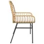 Sillones de jardín con cojines 2 uds ratán sintético marrón de , Sillas de jardín - Ref: Foro24-369094, Precio: 121,13 €, Des...