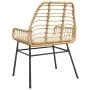 Sillones de jardín con cojines 2 uds ratán sintético marrón de , Sillas de jardín - Ref: Foro24-369094, Precio: 121,13 €, Des...