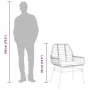 Sillones de jardín con cojines 2 uds ratán sintético marrón de , Sillas de jardín - Ref: Foro24-369094, Precio: 121,13 €, Des...
