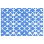 Blau-weißer PP-Outdoor-Teppich 160x230 cm von vidaXL, Outdoor-Protektoren - Ref: Foro24-310446, Preis: 34,74 €, Rabatt: %