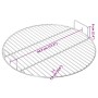 Runder BBQ-Grillrost mit Griffen aus Edelstahl 304 Ø44,5 cm von , Grillzubehör - Ref: Foro24-4010558, Preis: 39,05 €, Rabatt: %