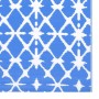 Blau-weißer PP-Outdoor-Teppich 160x230 cm von vidaXL, Outdoor-Protektoren - Ref: Foro24-310446, Preis: 35,32 €, Rabatt: %