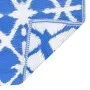 Blau-weißer PP-Outdoor-Teppich 160x230 cm von vidaXL, Outdoor-Protektoren - Ref: Foro24-310446, Preis: 34,74 €, Rabatt: %
