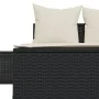 Tumbona doble con cojines ratán sintético negro de , Tumbonas - Ref: Foro24-368389, Precio: 263,25 €, Descuento: %
