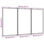 Pizarra magnética plegable aluminio 120x80x1,7 cm de , Paneles de exposición - Ref: Foro24-4005358, Precio: 61,76 €, Descuent...