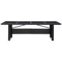 Synthetic rattan garden table with black glass top 240x90x74 cm by vidaXL, Garden tables - Ref: Foro24-310071, Price: 258,81 ...
