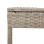 Liegestühle mit Tisch, 2 Stück, aus hellem grauem Kunststoff-Rattan. von , Liegen - Ref: Foro24-4002715, Preis: 280,54 €, Rab...