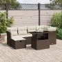 7-teiliges Gartensitzgruppen-Set mit braunen PE-Rattan-Kissen. von , Gartensets - Ref: Foro24-3274663, Preis: 499,38 €, Rabat...