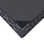 Synthetic rattan garden table with black glass top 240x90x74 cm by vidaXL, Garden tables - Ref: Foro24-310071, Price: 258,81 ...