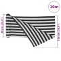 Gray anthracite white HDPE privacy net 1.8x10 m 150 g/m² by , Umbrellas - Ref: Foro24-4003680, Price: 32,40 €, Discount: %