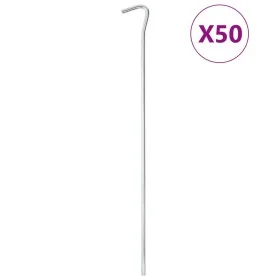 Zelte 24 Stück verzinkter Stahlstifte 17 cm Ø7 mm von , Zeltzubehör - Ref: Foro24-4009324, Preis: 30,12 €, Rabatt: %