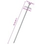 Tent pegs 24 pcs galvanized steel 23 cm Ø6 mm by , Tent Accessories - Ref: Foro24-4009339, Price: 21,45 €, Discount: %
