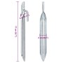 Zelt-Heringe, V-Form, 24 Stück, verzinkter Stahl, 17 cm lang, Ø20mm. von , Zeltzubehör - Ref: Foro24-4009351, Preis: 13,21 €,...