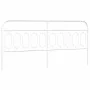 Weißes Metallkopfteil 200 cm von , Kopf- und Fußteile - Ref: Foro24-377204, Preis: 42,74 €, Rabatt: %