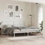 Weißes Metallkopfteil 200 cm von , Kopf- und Fußteile - Ref: Foro24-377204, Preis: 42,74 €, Rabatt: %