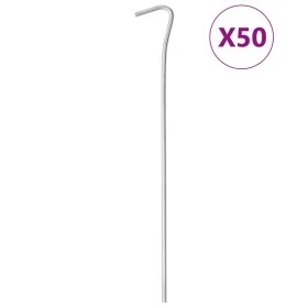 Tent pegs 50 pcs galvanized steel 23 cm Ø4 mm by , Tent Accessories - Ref: Foro24-4009330, Price: 20,06 €, Discount: %