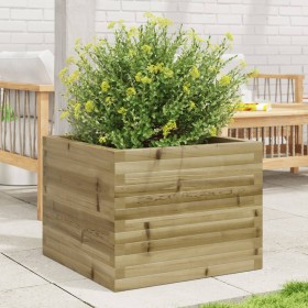 Imprägnierte Kiefernholz-Pflanzschale 60x60x46 cm von , Töpfe und Pflanzgefäße - Ref: Foro24-3282413, Preis: 127,73 €, Rabatt: %