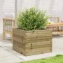 Jardinera de madera de pino impregnada 60x60x46 cm de , Maceteros y jardineras - Ref: Foro24-3282413, Precio: 126,09 €, Descu...