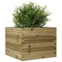 Pine wood planter box, impregnated, 60x60x46 cm by , Pots and planters - Ref: Foro24-3282413, Price: 127,67 €, Discount: %