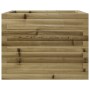 Pine wood planter box, impregnated, 60x60x46 cm by , Pots and planters - Ref: Foro24-3282413, Price: 127,67 €, Discount: %
