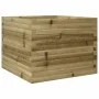 Jardinera de madera de pino impregnada 60x60x46 cm de , Maceteros y jardineras - Ref: Foro24-3282413, Precio: 126,09 €, Descu...