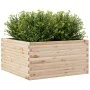 Massive Holzblumenkasten aus Kiefer 90x90x46 cm von , Töpfe und Pflanzgefäße - Ref: Foro24-3282424, Preis: 168,03 €, Rabatt: %