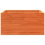 Solid pine wood planter in brown wax finish 90x90x46 cm by , Pots and planters - Ref: Foro24-3282426, Price: 203,93 €, Discou...