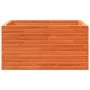 Solid pine wood planter in brown wax finish 90x90x46 cm by , Pots and planters - Ref: Foro24-3282426, Price: 201,32 €, Discou...