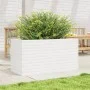 Massive weiße Kiefernholz-Pflanzschale 90x40x46 cm von , Töpfe und Pflanzgefäße - Ref: Foro24-3282445, Preis: 151,13 €, Rabat...