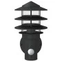 Aplique de exterior con sensor acero inoxidable negro de , Iluminación de exterior - Ref: Foro24-4006234, Precio: 35,86 €, De...