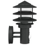 Aplique de exterior con sensor acero inoxidable negro de , Iluminación de exterior - Ref: Foro24-4006234, Precio: 36,46 €, De...