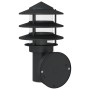 Aplique de exterior con sensor acero inoxidable negro de , Iluminación de exterior - Ref: Foro24-4006234, Precio: 36,46 €, De...