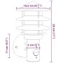 Außenleuchte mit Bewegungssensor, Edelstahl in Schwarz. von , Außenbeleuchtung - Ref: Foro24-4006234, Preis: 35,86 €, Rabatt: %