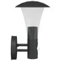 Außenleuchten mit Sensor, 2 Stück, Edelstahl schwarz. von , Außenbeleuchtung - Ref: Foro24-4006243, Preis: 58,37 €, Rabatt: %