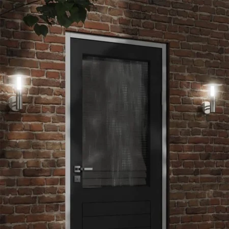 Aplique de exterior de acero inoxidable plateado de , Iluminación de exterior - Ref: Foro24-4006236, Precio: 26,69 €, Descuen...