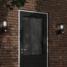 Outdoor wall lights with sensor 2 units stainless steel black by , Outdoor lighting - Ref: Foro24-4006255, Price: 75,49 €, Di...