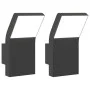 Lámparas de pared LED de exterior 2 uds aluminio fundido negro de , Iluminación de exterior - Ref: Foro24-4006269, Precio: 52...