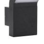 LED-Außenwandleuchten, 2 Stück, aus schwarzem Gussaluminium von , Außenbeleuchtung - Ref: Foro24-4006269, Preis: 53,78 €, Rab...