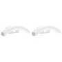 LED-Außenwandleuchten mit Sensor, 2 Stück, weißes Aluminium. von , Außenbeleuchtung - Ref: Foro24-4006283, Preis: 60,04 €, Ra...
