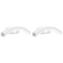 LED-Außenwandleuchten mit Sensor, 2 Stück, weißes Aluminium. von , Außenbeleuchtung - Ref: Foro24-4006283, Preis: 61,03 €, Ra...