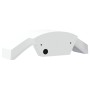 Lámparas de pared LED exterior con sensor 2 uds aluminio blanco
