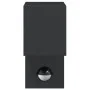 Lámpara de exterior con sensor aluminio fundido a presión negro de , Iluminación de exterior - Ref: Foro24-4006312, Precio: 2...