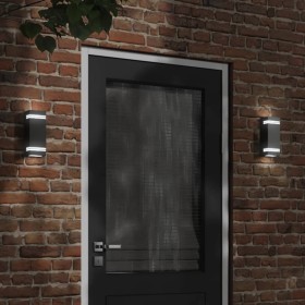 Outdoor wall lights 2 units stainless steel black by , Outdoor lighting - Ref: Foro24-4006325, Price: 41,72 €, Discount: %